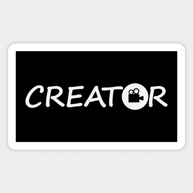 Creator creating one word design Magnet by DinaShalash